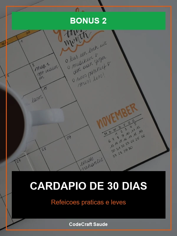 Cardápio de 30 Dias