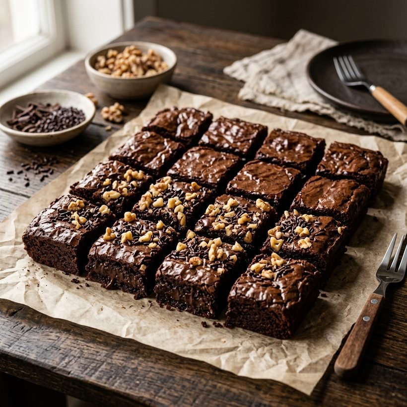 Brownie Fit de Chocolate